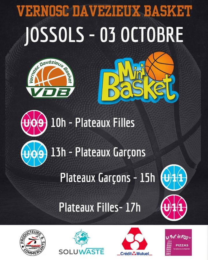 PLANNING WEEK-END DU 3/4 OCTOBRE